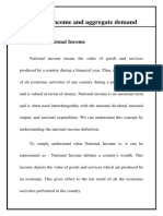 National Income and Aggregate Demand