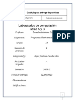 Laboratorios de Computación Salasayb: Carátula para Entrega de Prácticas