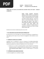 Escrito Recurso de Reconsideracion - Mautino Villafana Sepelio Essalud