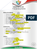 Eye Diagnostic Points - Mcqs