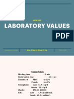 Lab Values 1