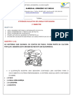 Avaliação 3° Bimestre