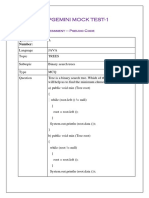 Capgemini Mock Test-1