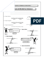 Ángulos Entre Rectas Paralelas