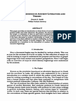 SMITH, D., Narrative Beginnings in Ancient Literature and Theory. Semeia. 52, 1-9, 1990.