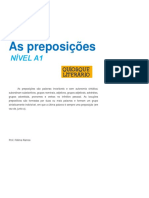 Preposições A1 1