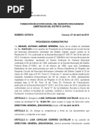 Resoluciones de Nombramiento LIGIA CAROLINA GORRIÑO CASTELAR