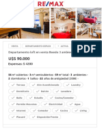 Departamento Loft en Venta Boedo 3 Ambientes