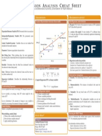 Regression Analysis Sheet