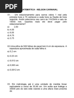 60 Questões de Matemática Básica - Isolada 2015.1