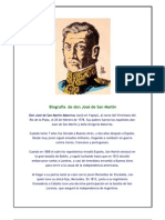 Biografía de Don José de San Martín