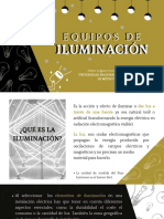 Equipos de Iluminación y Luminarias