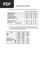 Ejercicios de Costos Por Procesos