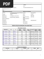 Informe de Procesamiento de Líneas Base FENER