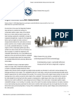 Engine Crankshaft Deflection Measurement Guide - IIMS