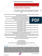 Method Development and Validation On RP-HPLC For Assay of Bulk and Formulation of Carmustine