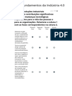 Plataforma EaD SENAI - SP - Avaliação Fundamentos Da Indústria 4.0