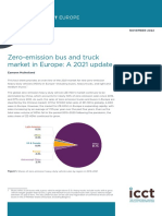 Zero-Emission Bus and Truck Market in Europe: A 2021 Update