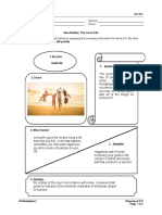 Idea Builder: The Good Life Instruction: Fill Out The Template Below by Supplying The Necessary Information For Items 2-6. Be Clear