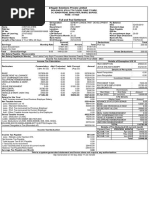 Full and Final Payslip P1305