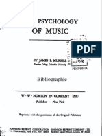 Mursell, Psychology of Music - Bibliographie