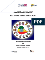 Yekokeb Berhan NATIONAL Market Assessment Summary Report (Revised July 2012)