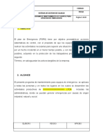 Programa de Mantenimiento de Equipos para Atencion de Emergencia