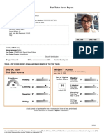 Test Taker Score Report: July 06, 2020 Test Date Scores Scores