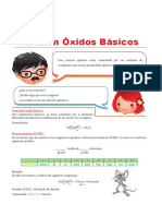 Función Óxidos Básicos para Quinto de Primaria