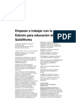 Empezar A Trabajar Con La Edición para Educación de SolidWorks