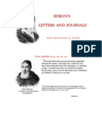 Byron's Letters and Journals With Bibliographical Notes