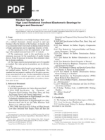 ASTM D-5212-03 Spec For High Load Rotational Confined Elastomeric Bearings For Bridges and