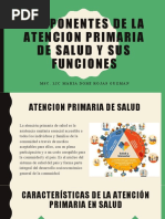 Componentes de La Atencion Primaria de Salud y