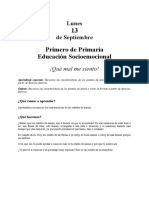 1 Primaria 13 Sep SOCIOEMOCIONAL