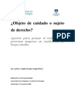 Scapin Camilo Objeto de Cuidado o Sujeto de Derecho