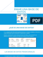 Como Armar Una Base de Datos