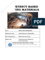 UNIT OF COMPETENCY: Weld Carbon Steel Plates MODULE TITLE: Performing Groove Welding On Carbon Steel Plates