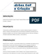 Padrões GoF de Criação