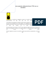 Diagrama Escalera Ejemplo Utilizando Timers TON Con Un Semaforo