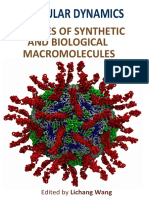 Lichang Wang - Molecular Dynamics - Studies of Synthetic and Biological Macromolecules