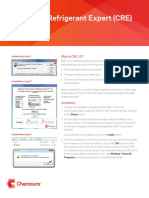 Chemours Refrigerant Expert Tool User Guidelines