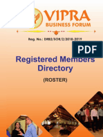 Vipra Business Forum Members Directory