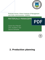 Chapter 2 - Production Planning