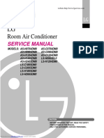 LG Room Air Conditioner SERVICE MANUAL Ash0764dm0