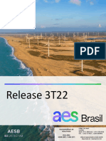 Press Release Do Resultado Da AES Brasil Do 3t22