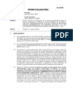 INFORME #00xx - 2022-ST/MDC: Exp. XXXXXX