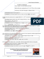 F.Sc. Physics (Part-II) Solved Numerical Problems: On A 20.0 CM Straight