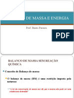 Balanço de Massa e Energia