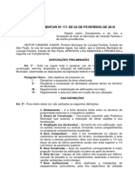 01 Legislação Sobre Zoneamento, Loteamento e Posturas