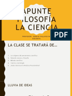 Apunte Filosofía La Ciencia